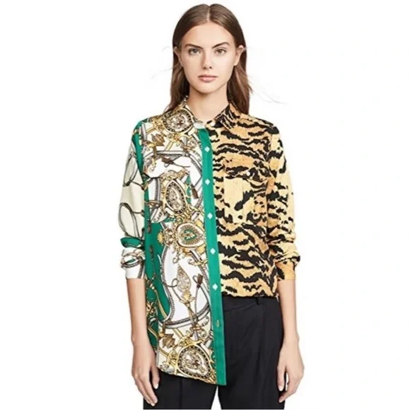 Essentiel Antwerp Trice Button Down Shirt size 6 - Picture 1 of 10